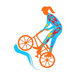 BMX - Female | Splash | Colorful | v1
