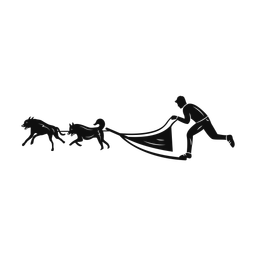 Sled Dog Racing - Male | Promax | Silhouette | v3