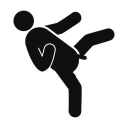 Karate - Male | Round | Silhouette | v4