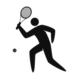 Tennis - Male | Strike | Silhouette | v2