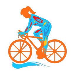 Cycling - Female | Splash | Colorful | v2