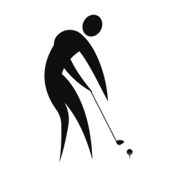 Golf - Male | Motion | Silhouette | v5