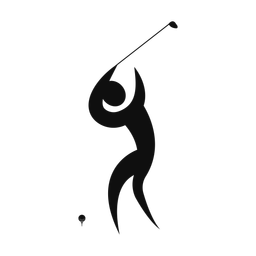 Golf - Male | Motion | Silhouette | v2