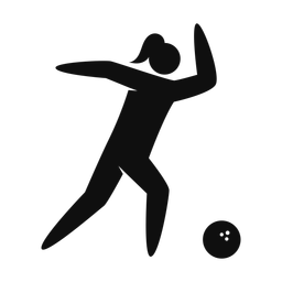 Bowling - Female | Strike | Silhouette | v1