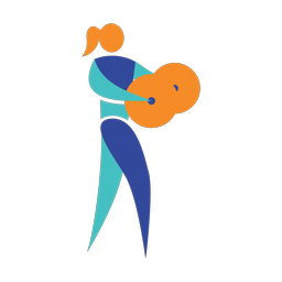 Marching Cymbal Player - Female | Motion | 3 Colored | v1