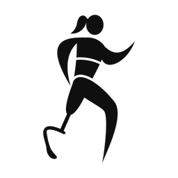 Para Running - Female | Motion | Silhouette | v1