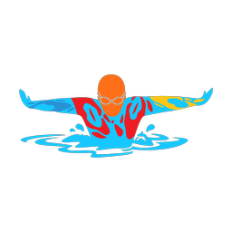 Swimming - Male | Splash | Colorful | v1