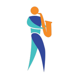 Marching Saxophonist - Male | Motion | 3 Colored | v1
