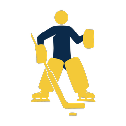 Ice Hockey Goalie - Male | Strike | 2 Colored | v2