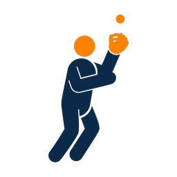 Baseball Fielder - Male | Round | 2 Colored | v1