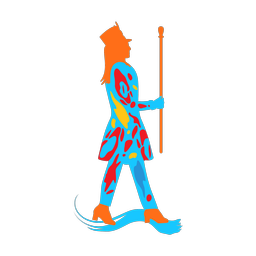 Marching Mace - Female | Splash | Colorful | v1