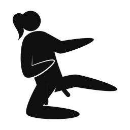 Karate - Female | Strike | Silhouette | v5