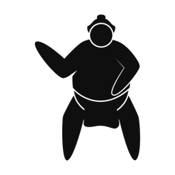 Sumo Wrestling - Male | Strike | Silhouette | v1