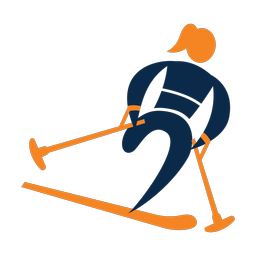 Para Downhill Skiing - Female | Motion | 2 Colored | v1
