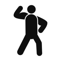 Body Building - Male | Round | Silhouette | v2