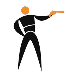 Pistol Shooting - Male | Motion | 2 Colored | v1
