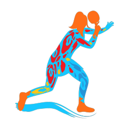 Table Tennis - Female | Splash | Colorful | v1