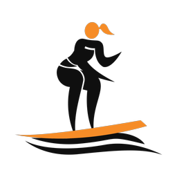 Surfing - Female | Motion | 2 Colored | v2