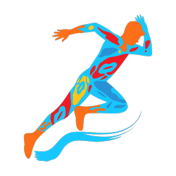 Running - Male | Splash | Colorful | v1