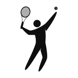 Tennis - Male | Strike | Silhouette | v3