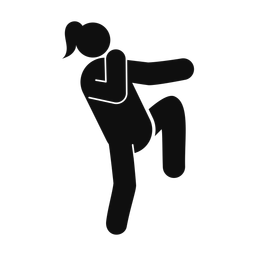 MMA - Female | Round | Silhouette | v6